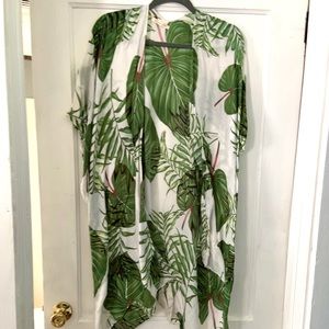 Jungle palms kimono